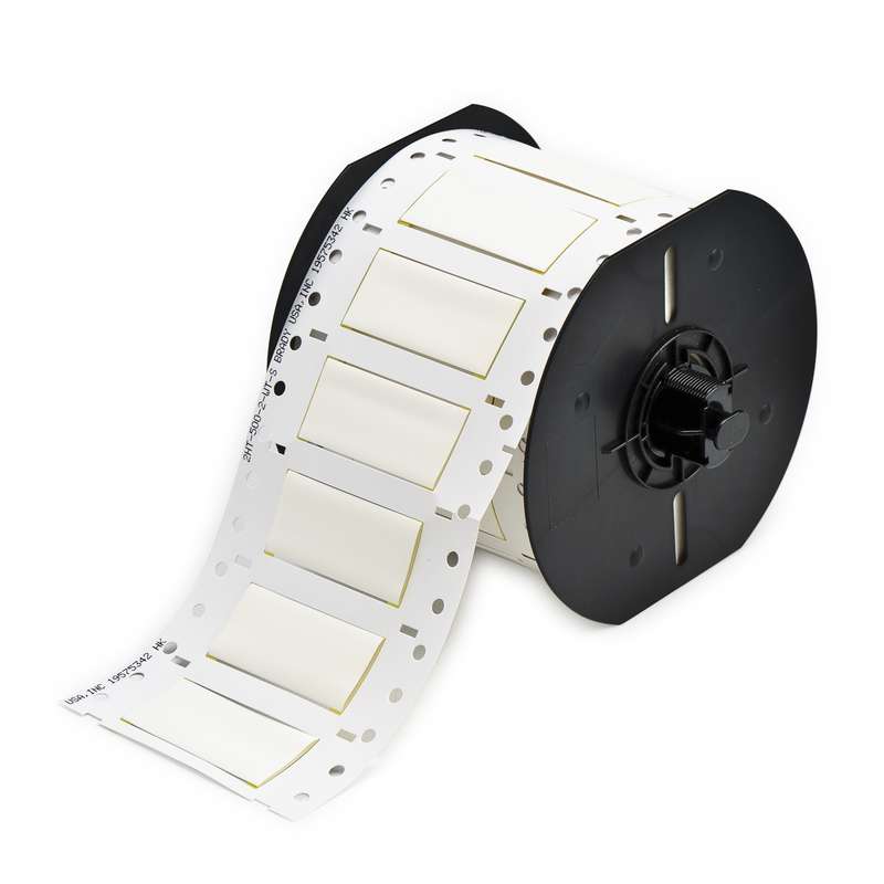 B33 Series PermaSleeve PVDF Wire Marking Sleeves, White, B-345, 0.5 x 2 in, 1-6 AWG